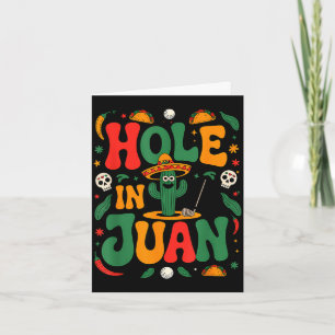 Groovy cinco de mayo hole in juan golfer golf 5 de kaart