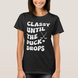 Groovy Cly tot de puck valt Hockey Vrouwen T-shirt