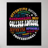 Groovy College Advisor Appreciation Week Back To S Poster (Voorkant)