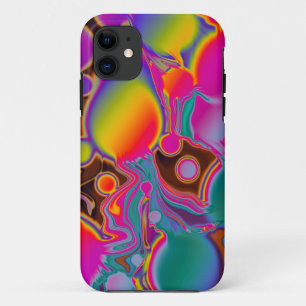 Groovy Color Burst iPhone 11 Hoesje