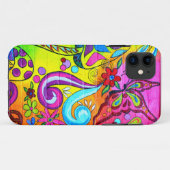 groovy colorful butterfly hoesje (Achterkant (horizontaal))