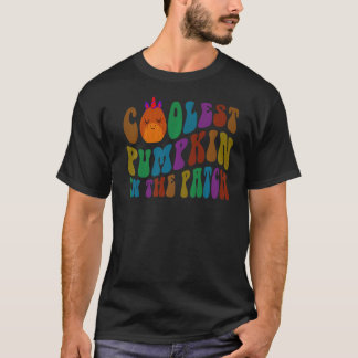Groovy COOLEST PUMPKIN IN DE PATCH 3e 4e 6e T-shirt