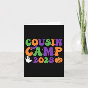 Groovy Cousin Camp T Shirten 2025, Halloween Cousi Kaart