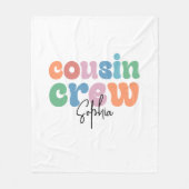 Groovy Cousin Crew Persoonlijk Fleece Deken (Voorkant)