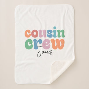 Groovy Cousin Crew Persoonlijk Sherpa Deken
