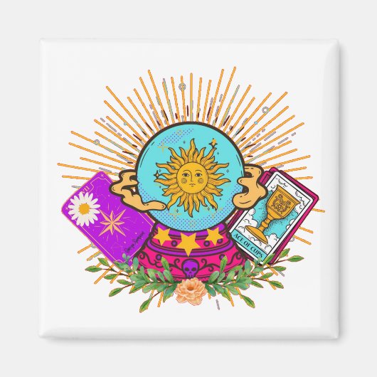 Groovy Crystal Ball Magneet (Voorkant)