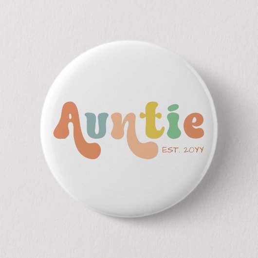 Groovy Custom Auntie Fixed | Rentesubsidies Ronde Button 5,7 Cm (Voorkant)