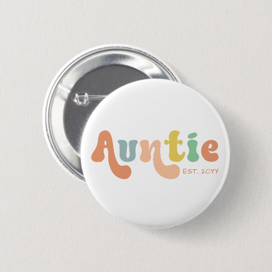 Groovy Custom Auntie Fixed | Rentesubsidies Ronde Button 5,7 Cm (Voorkant /achterkant)