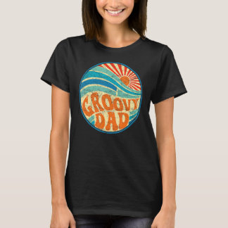 Groovy Dad 70s Aesthetische Nostalgia Hippie D 197 T-shirt