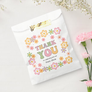 Groovy Daisies Hippie Verjaardag Bedankt Bedankzakje