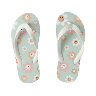 Groovy Daisies Kind Paar van Teenslippers