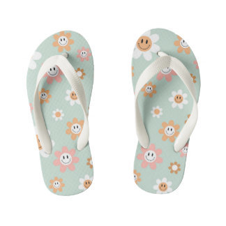 Groovy Daisies Kind Paar van Teenslippers