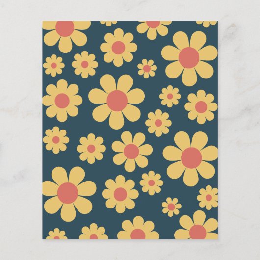 Groovy Daisy Arch 16e verjaardagsfeestje (Achterkant)