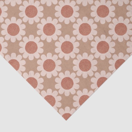 Groovy Daisy Autumn Tissuepapier (Detail)