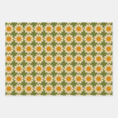 Groovy Daisy Spring bloemenwinkel Inpakpapier Vel (Voorkant 3)
