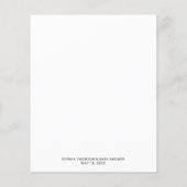 Groovy die mama het beste Baby shower spel kent (Achterkant)