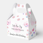 Groovy Disco Eras Verjaardagsfeestgunst Box Bedankdoosjes (Voorkant Zijde)