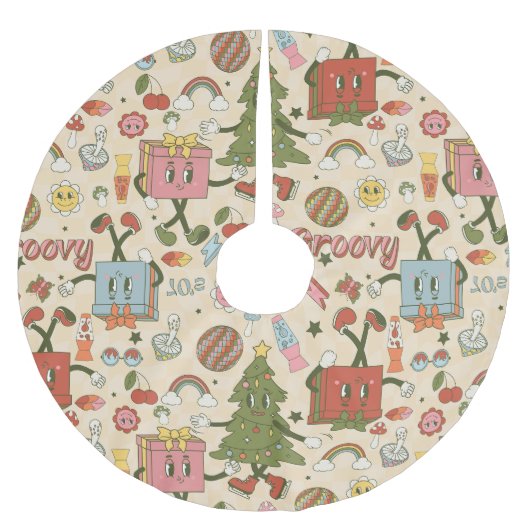 groovy disco kerstboom kerstboom rok (Voorkant)