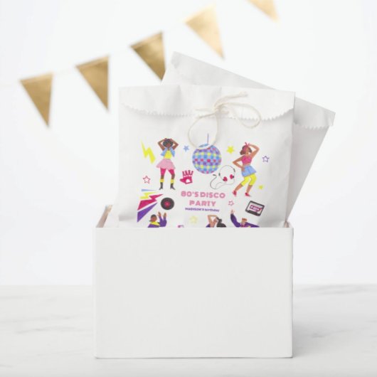 Groovy Disco Party Retro 80s Discoball Bedankzakje