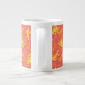 Groovy Disco Scooby-Doo Pattern Extra Grote Beker (Achterkant)