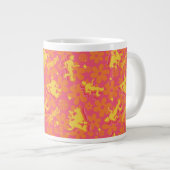 Groovy Disco Scooby-Doo Pattern Extra Grote Beker (Voorkant rechts)