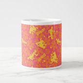 Groovy Disco Scooby-Doo Pattern Extra Grote Beker (Voorkant)