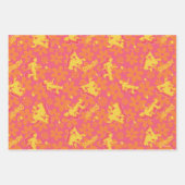 Groovy Disco Scooby-Doo Pattern Inpakpapier Vel (Voorkant)