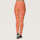 Groovy Disco Scooby-Doo Pattern Leggings (Achterkant)