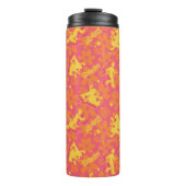 Groovy Disco Scooby-Doo Pattern Thermosbeker (Voorkant)