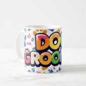 Groovy Dog Groomer Koffiemok (Voorkant links)