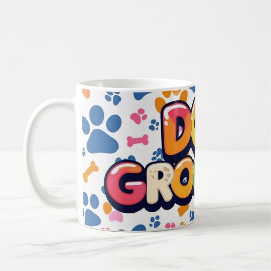 Groovy Dog Groomer Koffiemok (Links)