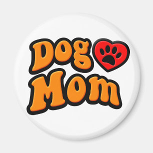 Groovy Dog Mam Drawing Magneet