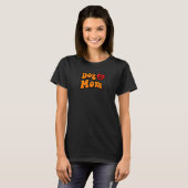 Groovy Dog Mam Drawing T-shirt (Voorkant volledig)