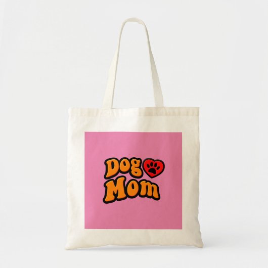 Groovy Dog Mam Drawing Tote Bag (Voorkant)