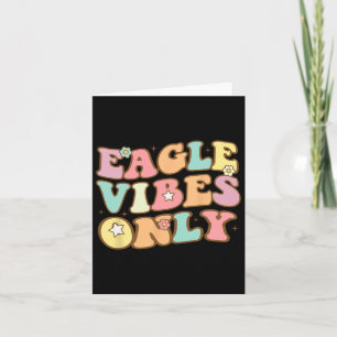 Groovy Eagle School Sport Fan Team Spirit Voetbal Kaart