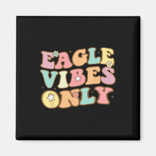 Groovy Eagle School Sport Fan Team Spirit Voetbal Magneet