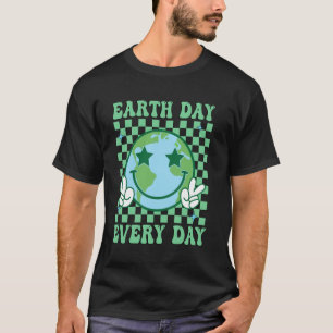 Groovy Earth Day Elke Dag Earth Day Vrouwen Meisje T-shirt