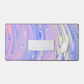 Groovy Éclectique Quirky Ondulé Pastel Abstrait (Clavier et souris)