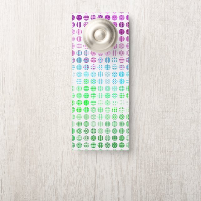 Groovy Eclectische Boho Abstracte Toric Pride Vlag (Op knop)