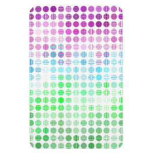 Groovy Eclectische Boho Abstracte Toric Pride Vlag Magneet