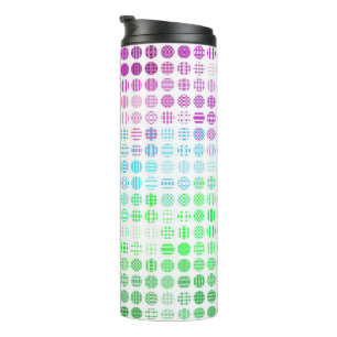 Groovy Eclectische Boho Abstracte Toric Pride Vlag Thermosbeker