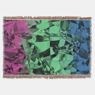 Groovy Eclectische Retro Trippy Polysexual Pride V Deken