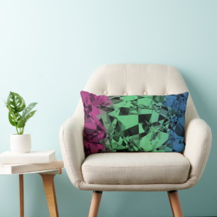 Groovy Eclectische Retro Trippy Polysexual Pride V Kussen