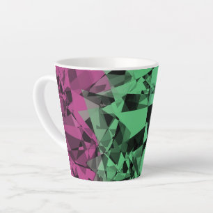 Groovy Eclectische Retro Trippy Polysexual Pride V Latte Mok