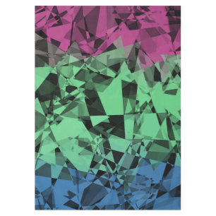 Groovy Eclectische Retro Trippy Polysexual Pride V Tafelkleed