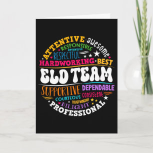 Groovy Eld Team Crew Engels Taal Ontwikkeling Kaart