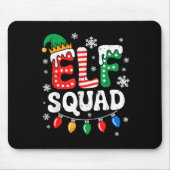Groovy Elf Squad Elf Familie Kerst Matching Paj Muismat (Voorkant)