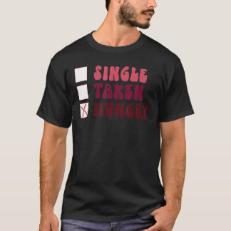 Groovy Enkelvoudige ingenomen Hongaarse Valentijns T-shirt