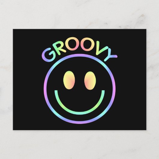 Groovy Face Briefkaart (Voorkant)