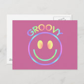 Groovy Face Briefkaart (Voorkant / Achterkant)